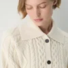 Cárdigan con cuello de lana merino Heritage Knit Cárdigan con cuello de lana merino Heritage Knit