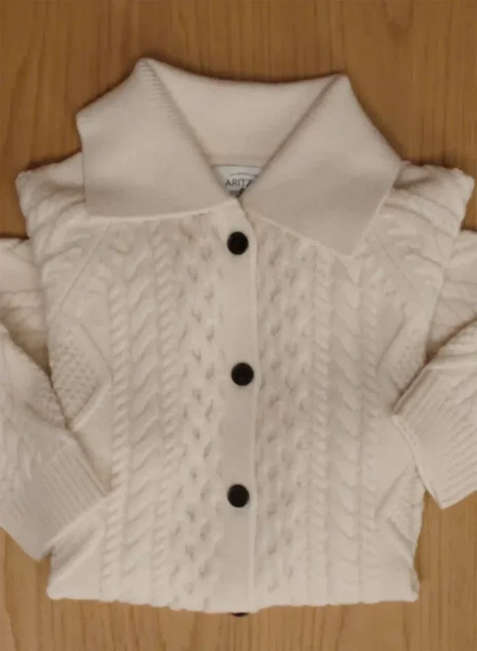 Cárdigan con cuello de lana merino Heritage Knit Cárdigan con cuello de lana merino Heritage Knit