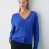 Cárdigan con cuello en V de lana merino Bare Cárdigan con cuello en V de lana merino Bare