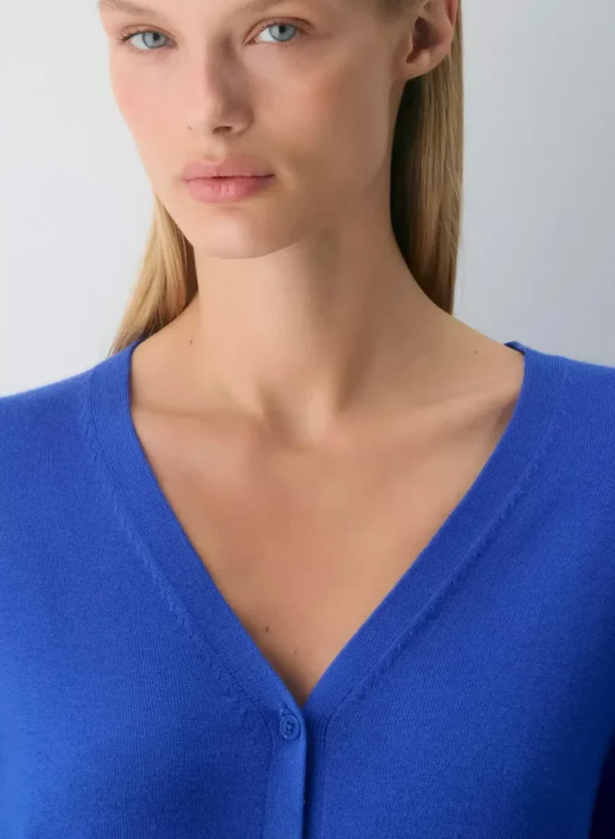 Cárdigan con cuello en V de lana merino Bare Cárdigan con cuello en V de lana merino Bare