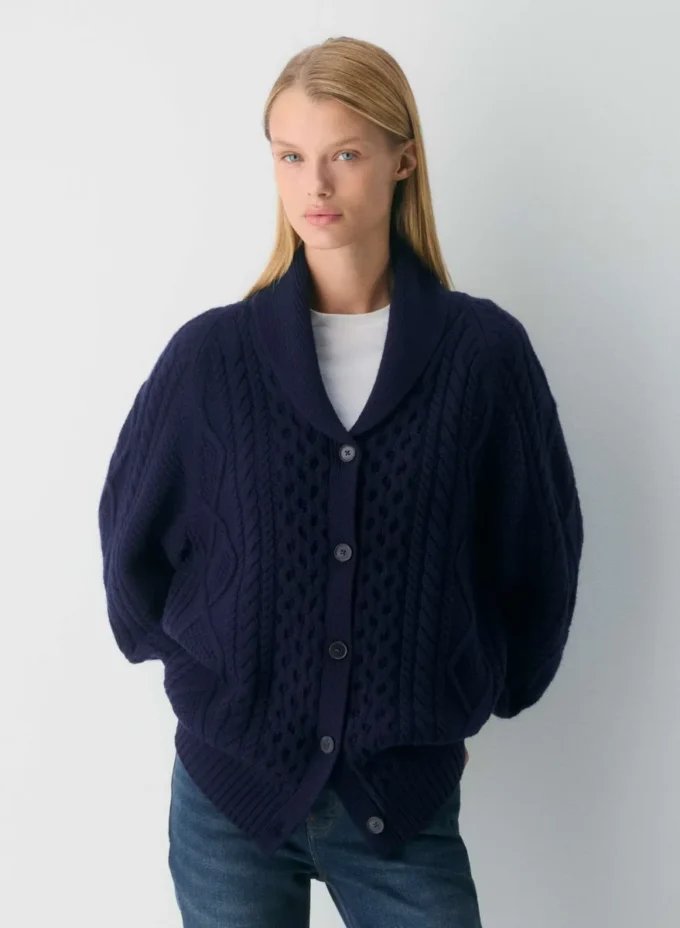 Cárdigan de lana merino Heritage Knit Cárdigan de lana merino Heritage Knit