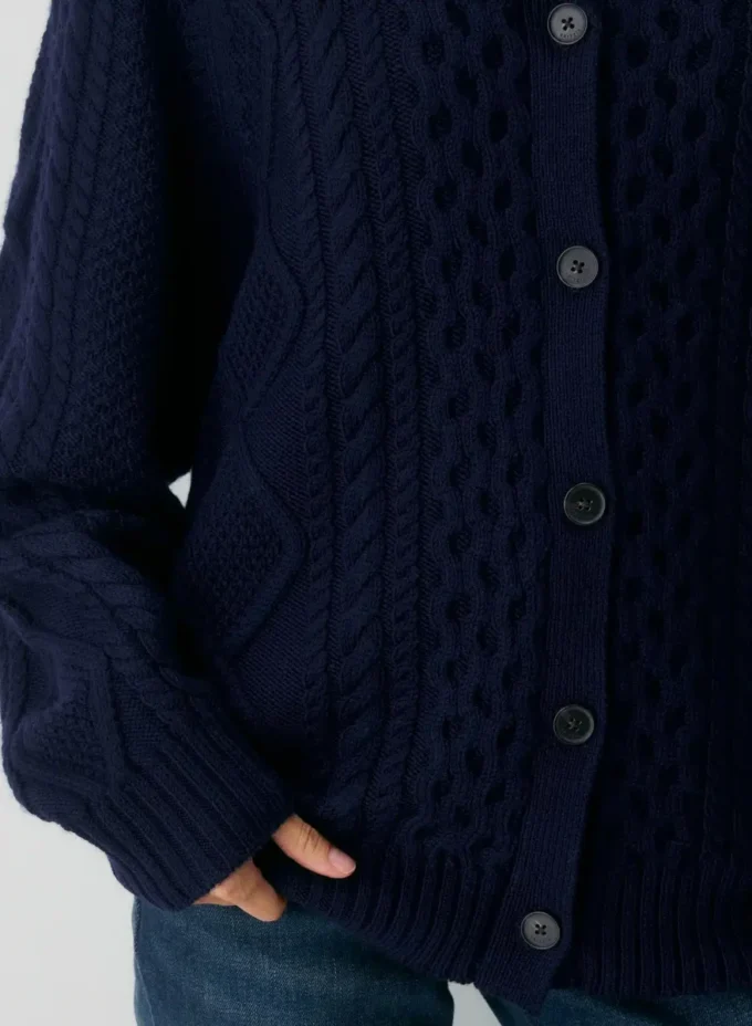 Cárdigan de lana merino Heritage Knit Cárdigan de lana merino Heritage Knit