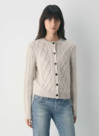 Cárdigan Heritage Knit Merino Wool Crew HiHip