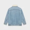 Denim Forum Chaqueta vaquera vintage de sherpa de los 90