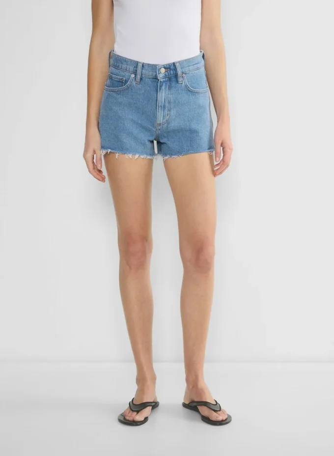 Denim Forum Jodie Mini shorts vaqueros de talle alto Denim Forum Jodie Mini shorts vaqueros de talle alto