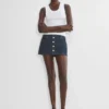 Denim Forum La falda micro de denim Gisele Denim Forum La falda micro de denim Gisele