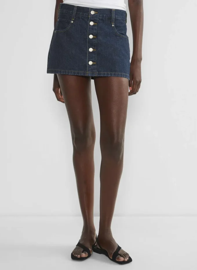 Denim Forum La falda micro de denim Gisele Denim Forum La falda micro de denim Gisele