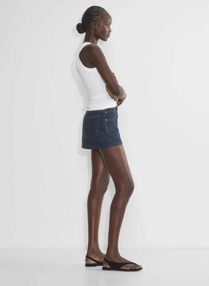 Denim Forum La falda micro de denim Gisele Denim Forum La falda micro de denim Gisele
