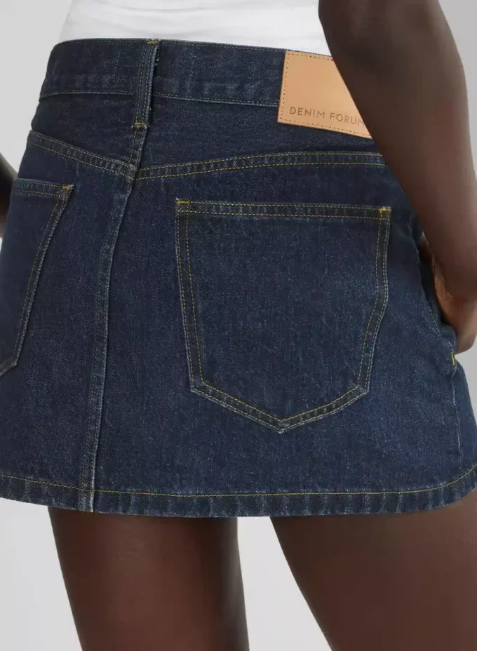 Denim Forum La falda micro de denim Gisele Denim Forum La falda micro de denim Gisele