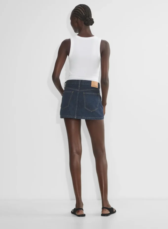 Denim Forum La falda micro de denim Gisele Denim Forum La falda micro de denim Gisele
