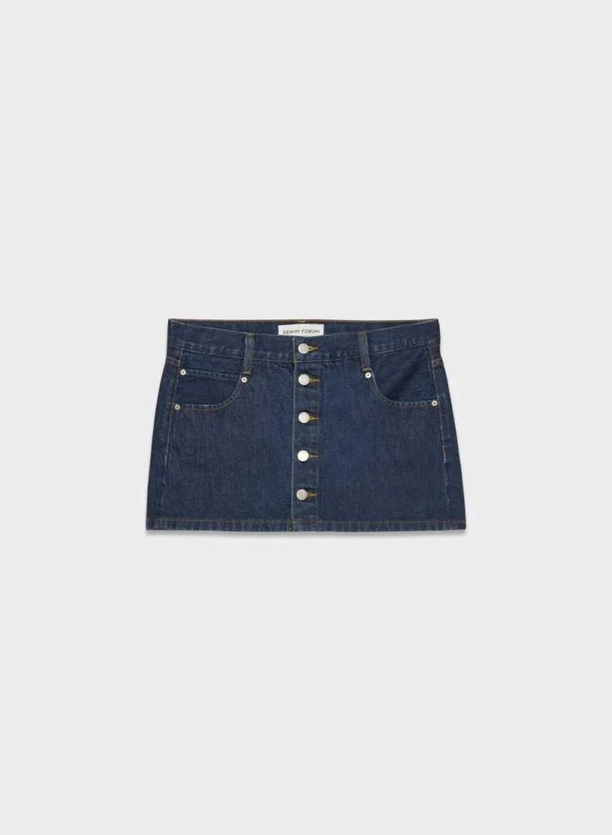 Denim Forum La falda micro de denim Gisele Denim Forum La falda micro de denim Gisele