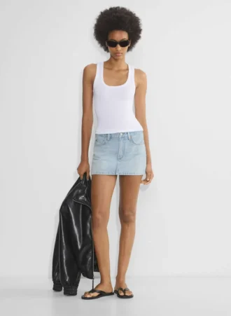 Denim Forum La falda vaquera micro vintage de los 90