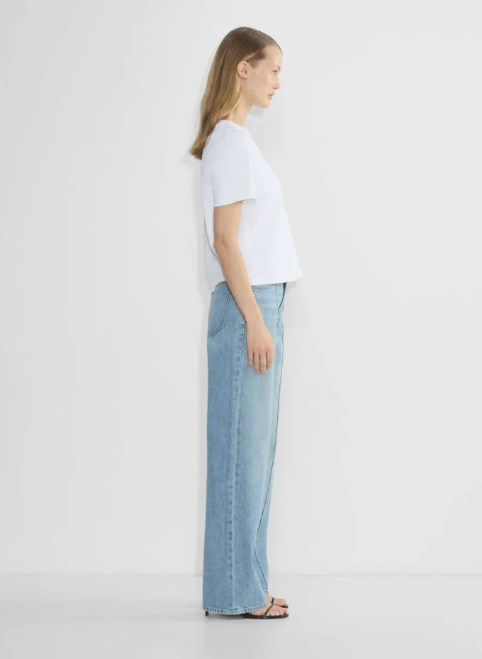 Denim Forum Los vaqueros anchos de talle alto y corte entallado de los 90
