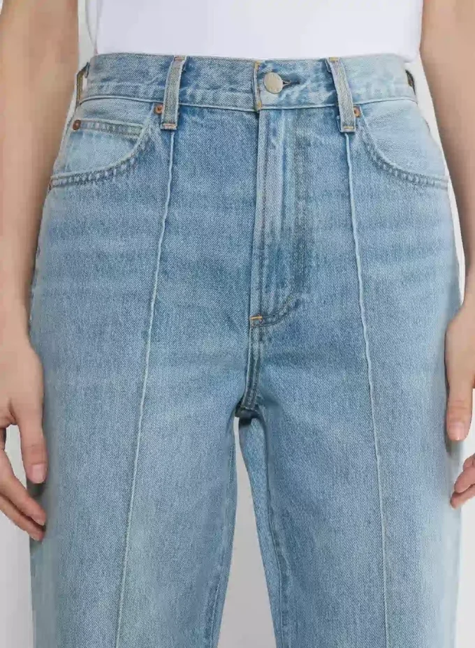 Denim Forum Los vaqueros anchos de talle alto y corte entallado de los 90