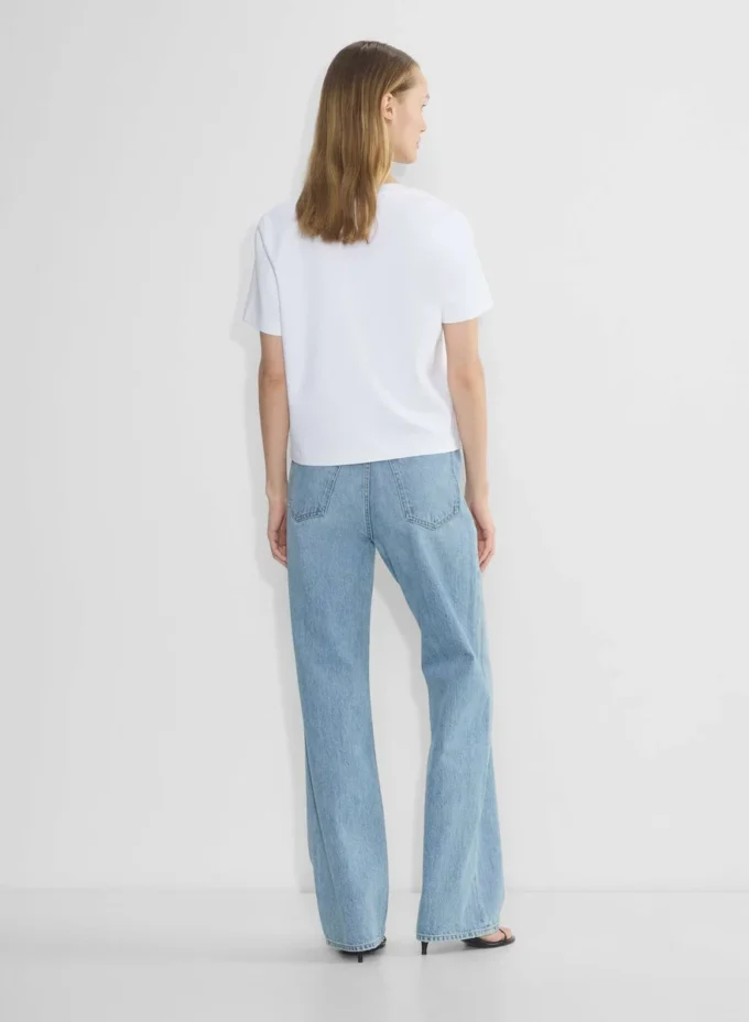 Denim Forum Los vaqueros anchos de talle alto y corte entallado de los 90