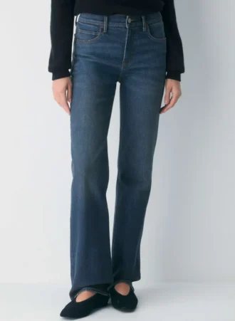 Denim Forum The ’90s Snatched Vaqueros rectos de talle medio