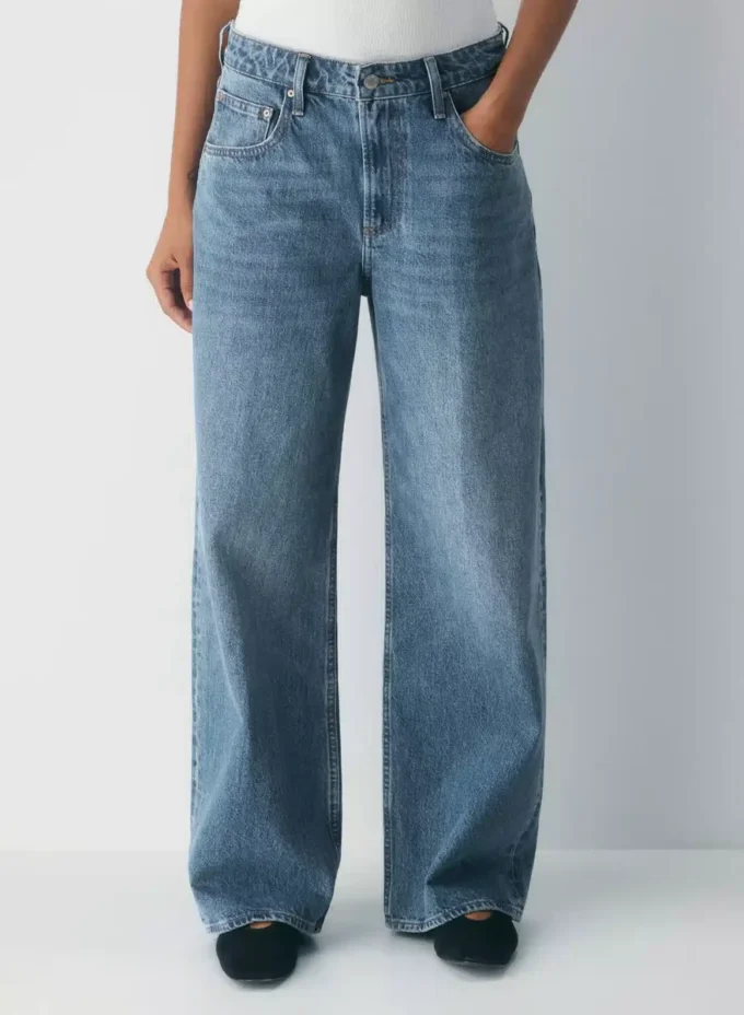 Denim Forum Vaqueros boyfriend holgados de talle bajo de los 90 Denim Forum Vaqueros boyfriend holgados de talle bajo de los 90