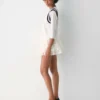 Falda pantalón de popelín Theo