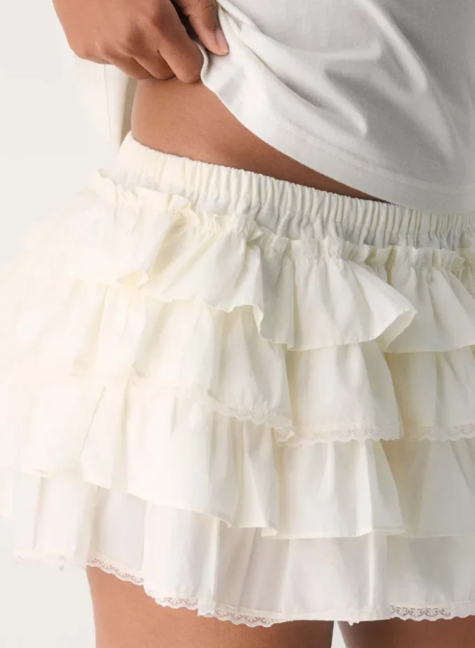 Falda pantalón de popelín Theo