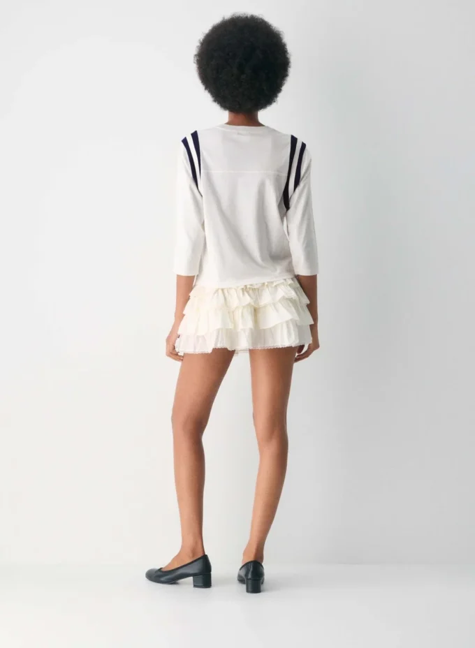 Falda pantalón de popelín Theo