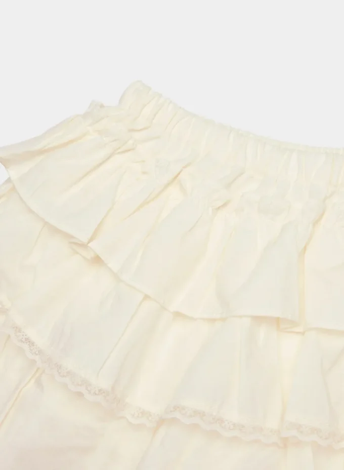 Falda pantalón de popelín Theo