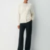 Feather Cashmere Cárdigan holgado con cuello en V Feather Cashmere Cárdigan holgado con cuello en V