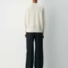 Feather Cashmere Cárdigan holgado con cuello en V Feather Cashmere Cárdigan holgado con cuello en V