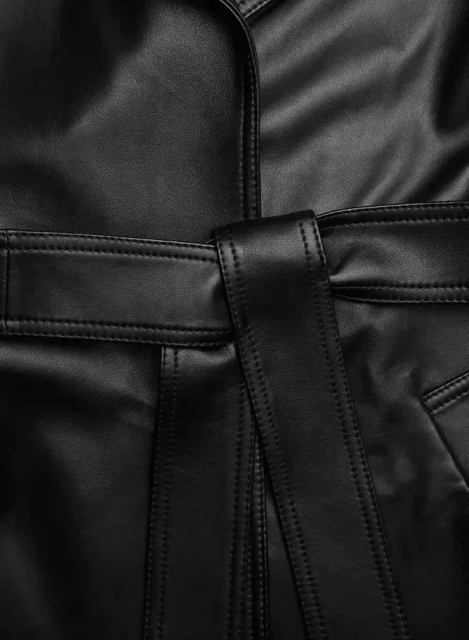 Gabardina de cuero Silva Gabardina de cuero Silva