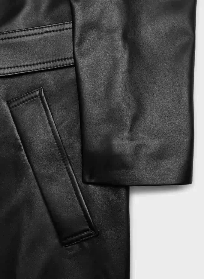 Gabardina de cuero Silva Gabardina de cuero Silva