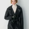 Gabardina de cuero Silva Gabardina de cuero Silva