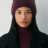 Gorro alto de cachemira cepillada Gorro alto de cachemira cepillada
