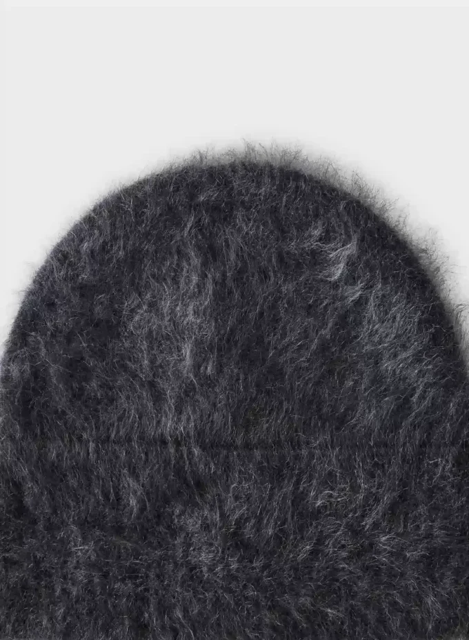 Gorro con puños de cachemira cepillada Gorro con puños de cachemira cepillada