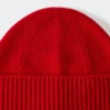 Gorro de cachemira con vuelta