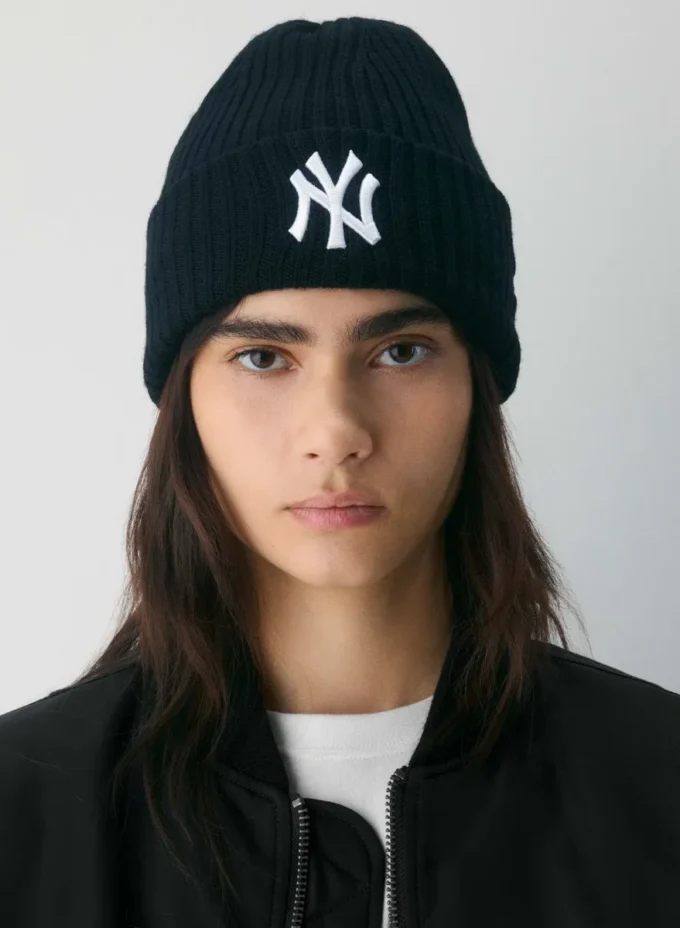 Gorro de lana merino acanalada New Era Ny Yankees Gorro de lana merino acanalada New Era Ny Yankees
