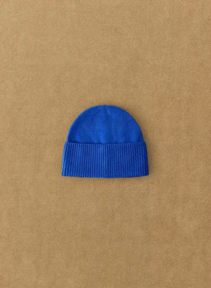 Gorro de lana merino con puños