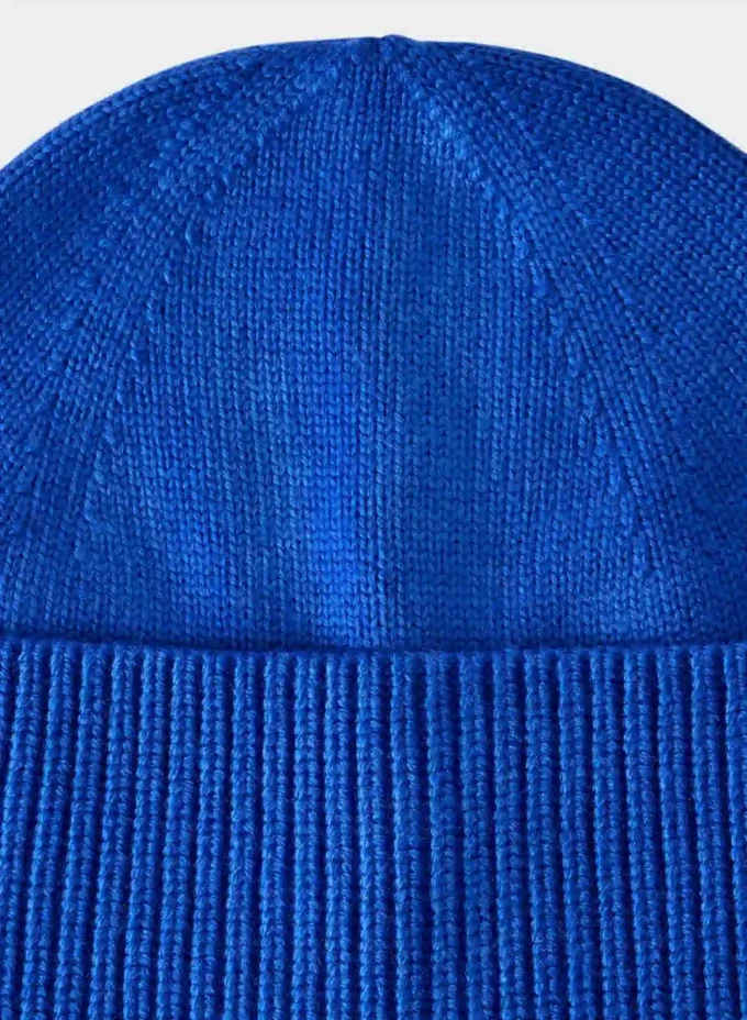 Gorro de lana merino con puños