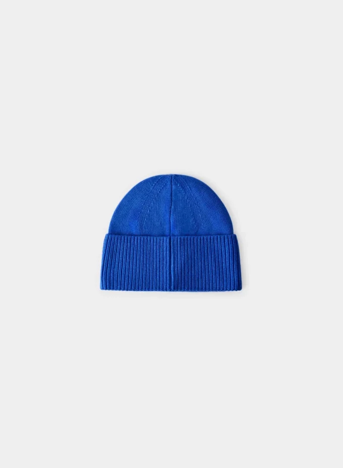 Gorro de lana merino con puños