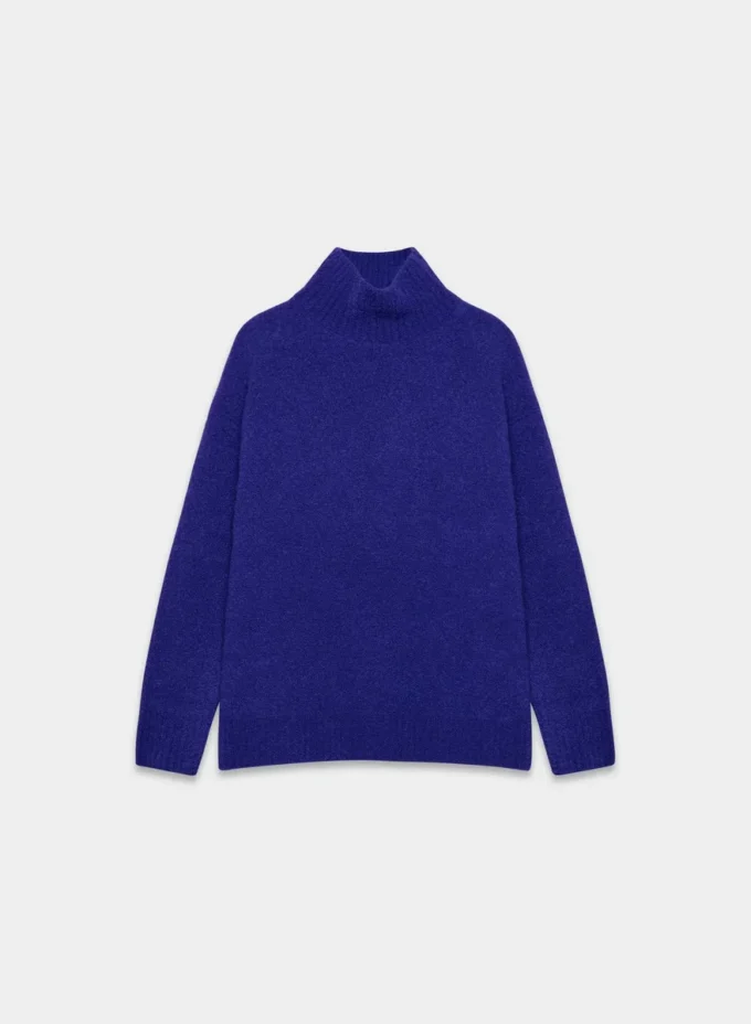 Gotham de lana merina con cuello alto Gotham de lana merina con cuello alto