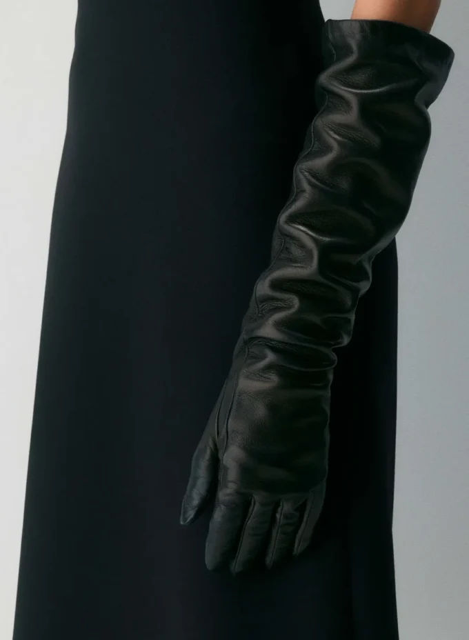 Guantes extralargos de cuero Guantes extralargos de cuero