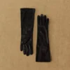 Guantes largos de cuero