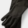 Guantes largos de cuero