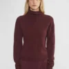 Jersey de cuello alto de cachemira