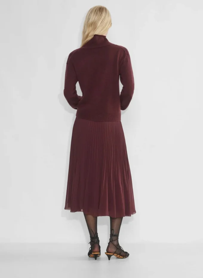 Jersey de cuello alto de cachemira