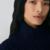 Jersey de cuello alto Heritage Knit Merino Wool Hi-hip