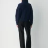 Jersey de cuello alto Heritage Knit Merino Wool Hi-hip