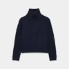 Jersey de cuello alto Heritage Knit Merino Wool Hi-hip