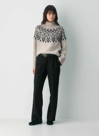 Jersey de cuello alto Trophy Wool Cashmere