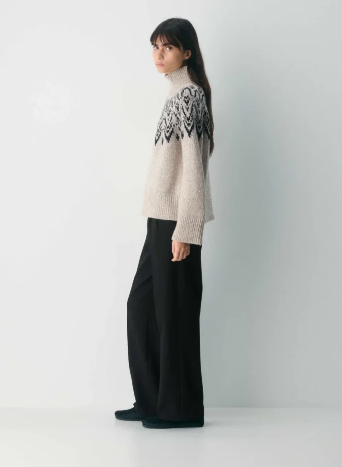 Jersey de cuello alto Trophy Wool Cashmere