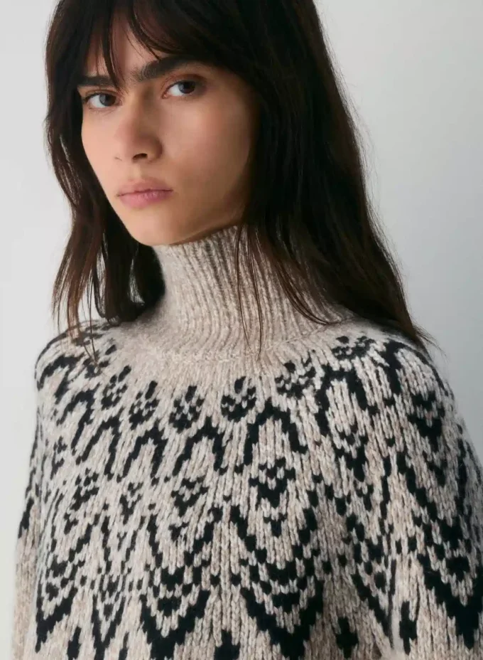 Jersey de cuello alto Trophy Wool Cashmere