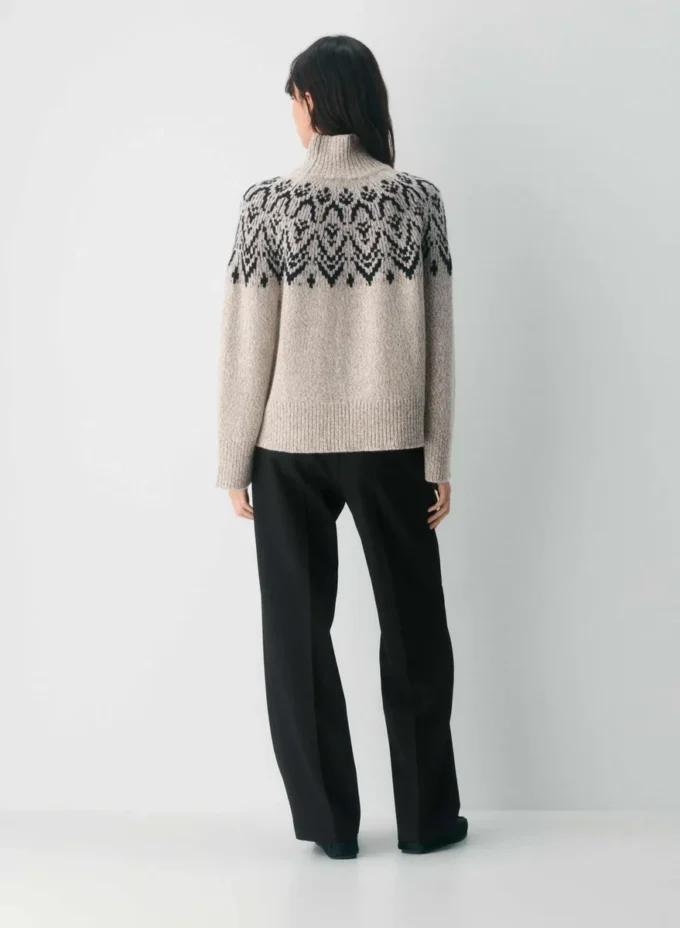 Jersey de cuello alto Trophy Wool Cashmere
